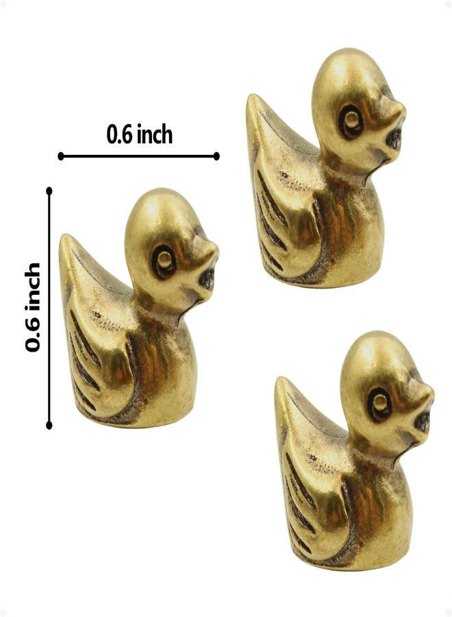 Wallertree Brass Duck Hinge Heads Decorative Topper Set of 3 - Magnetic Hinge Head Home Decoration - Door Hinge Decorative Topper - Image 5